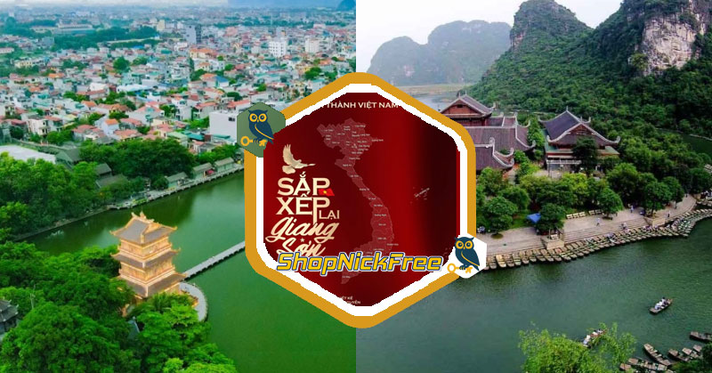 Bản đồ 129 xã, phường của tỉnh Ninh Bình