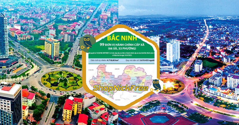 Danh sách các Xã, Phường ở Bắc Ninh