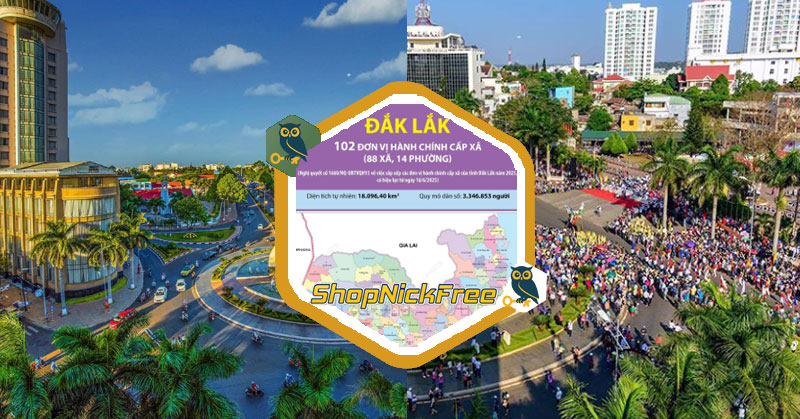 Danh sách các Xã, Phường ở Đắk Lắk
