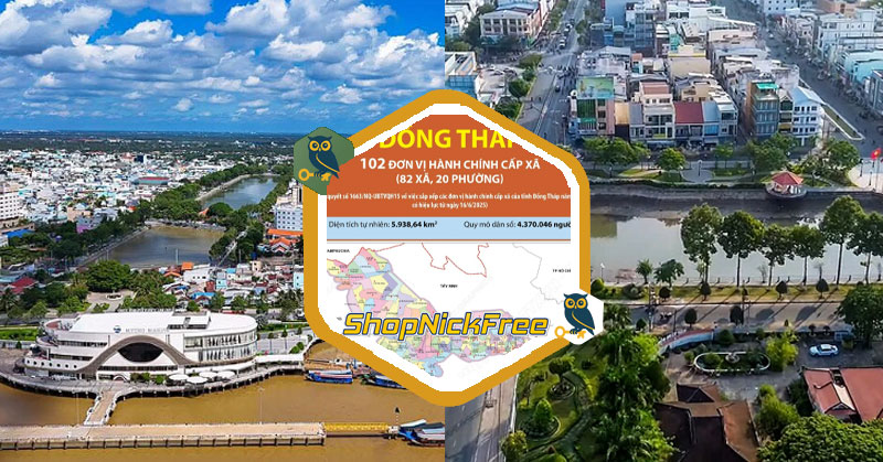 Danh sách các Xã, Phường ở Đồng Tháp