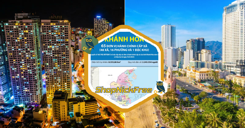 Danh sách các Xã, Phường ở Khánh Hoà