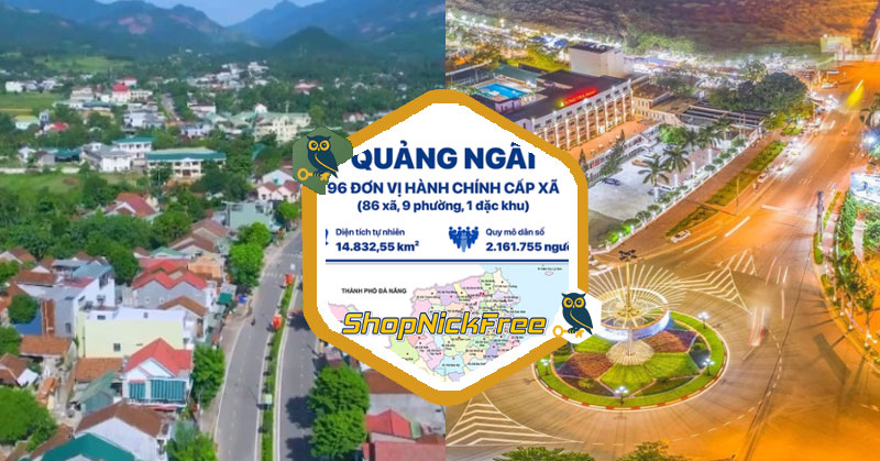 Danh sách các Xã, Phường ở Quảng Ngãi