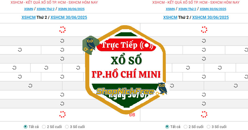 XSHCM 30/6/2025 - Kết quả xổ số TP.HCM ngày 30/06/2025