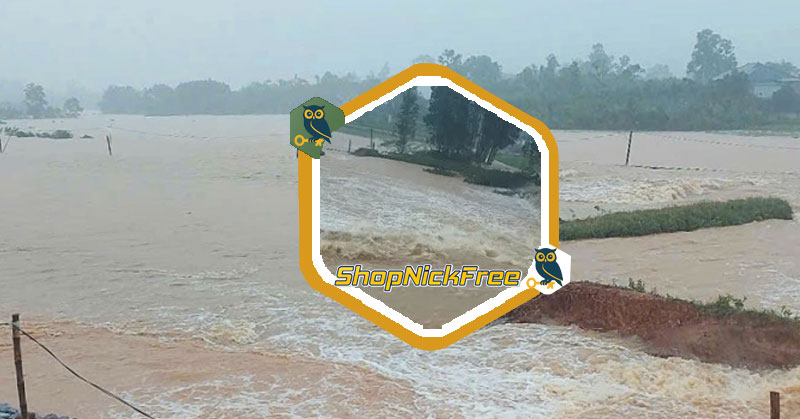Vỡ đập ở Quảng Bình